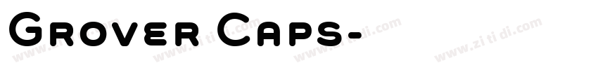 Grover Caps字体转换
